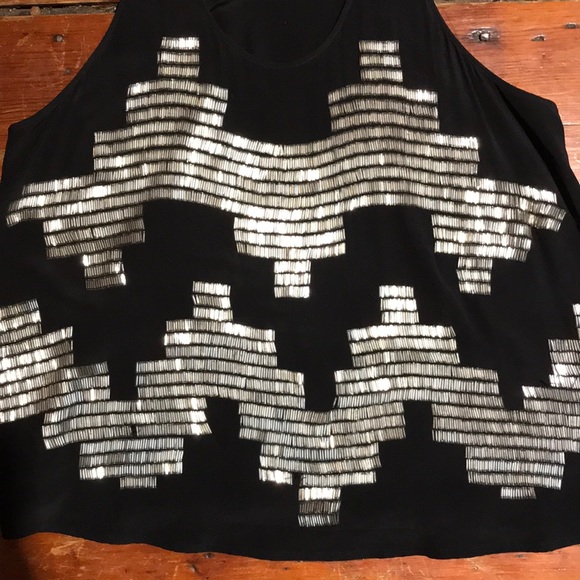 Beaded RacerBack Tank Top Madison Marcus - Picture 4 of 8